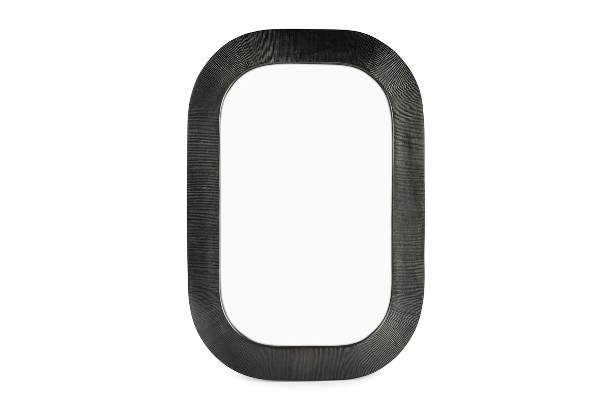 S&P - Mirroir 66xH117cm noir Duro