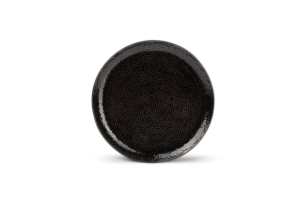 S&P - Assiette plate 20,5cm noir Mielo - 1 SET - 4 pièces
