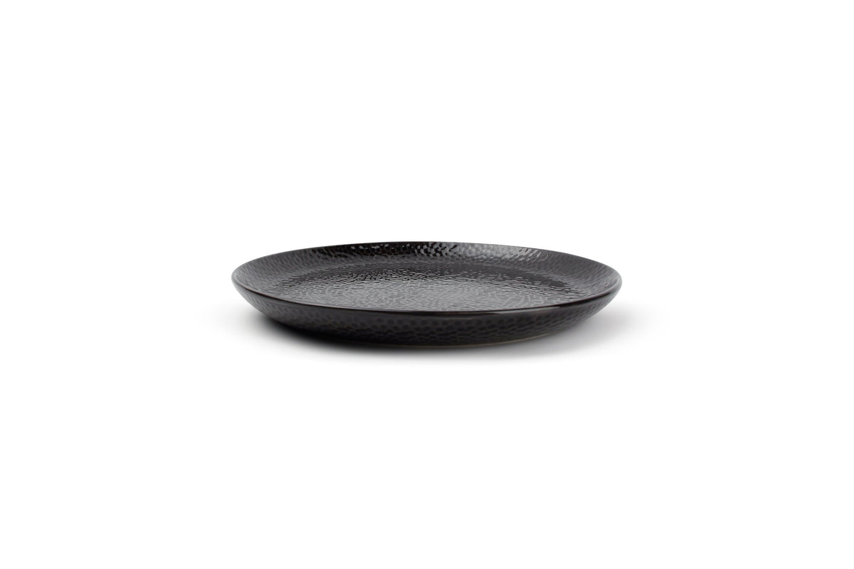 S&P - Assiette plate 20,5cm noir Mielo - 1 SET - 4 pièces