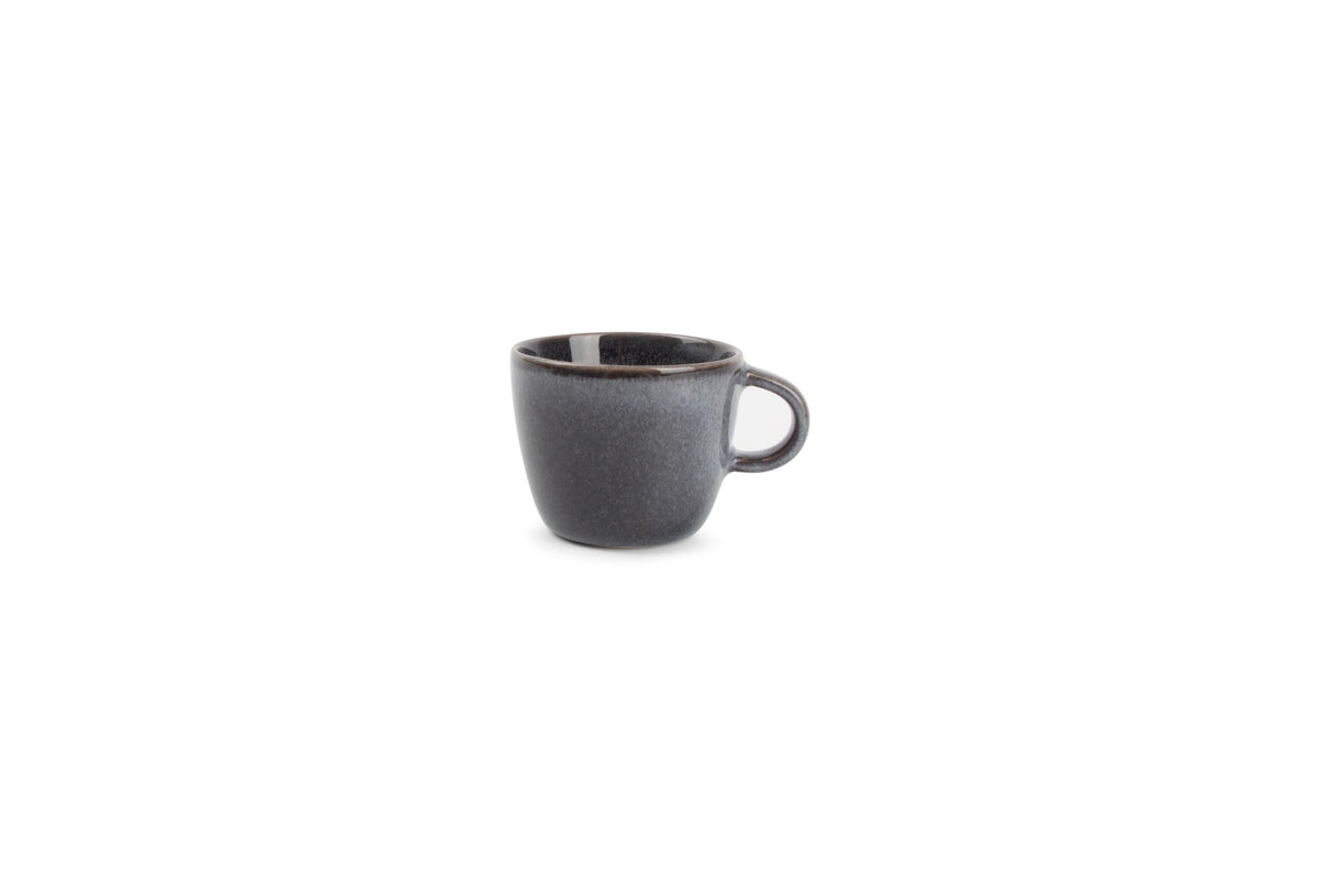 S&P - Tasse à moka 9cl et soucoupe gris Stitch - 1 SET - 4 pièces