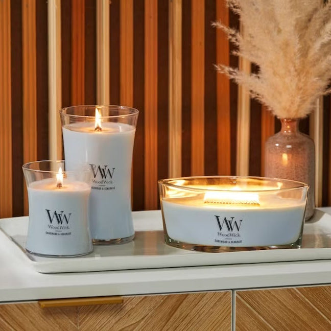 WW Sagewood & Seagrass Ellipse Candle
