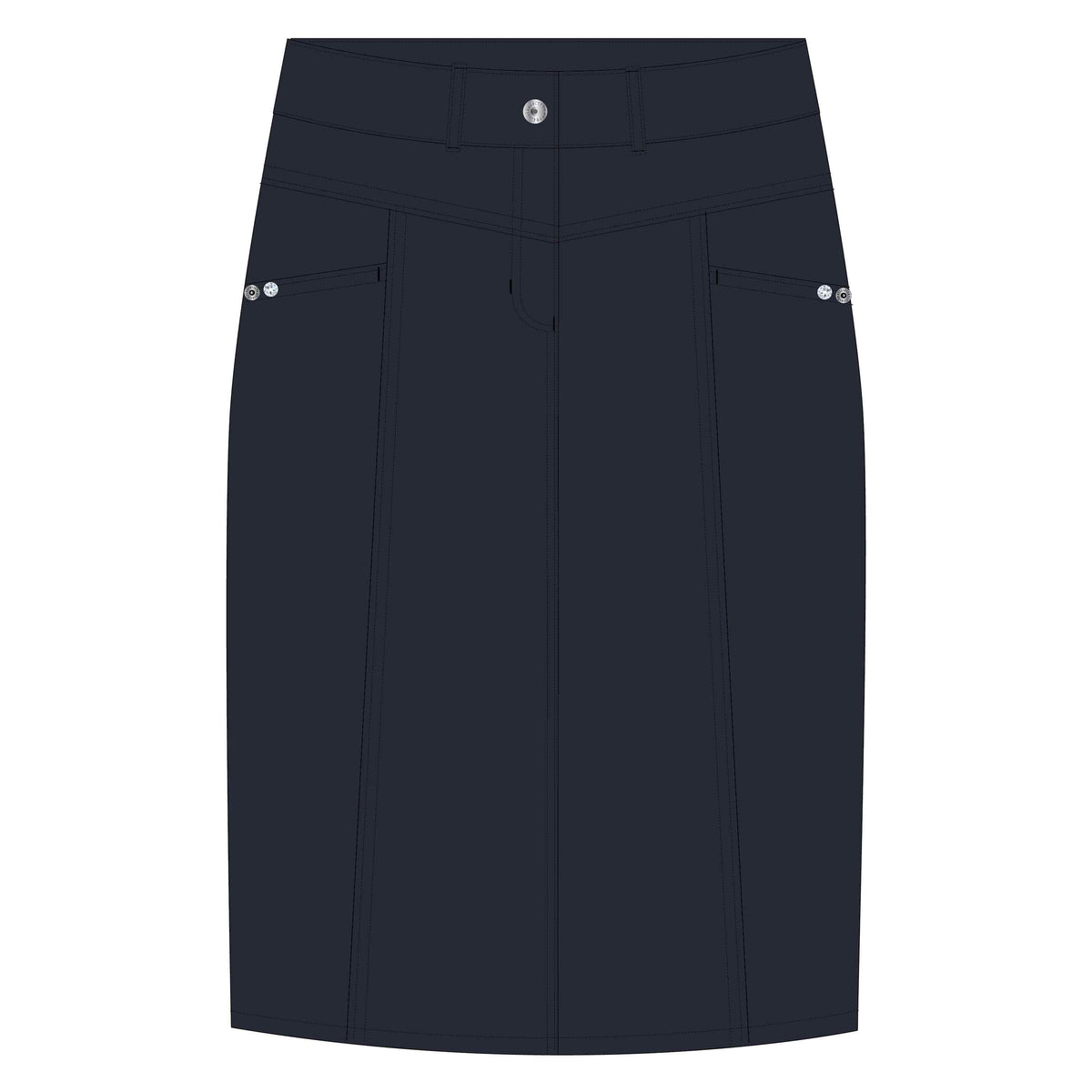 Hv Society - Femme - Rok - Blauw