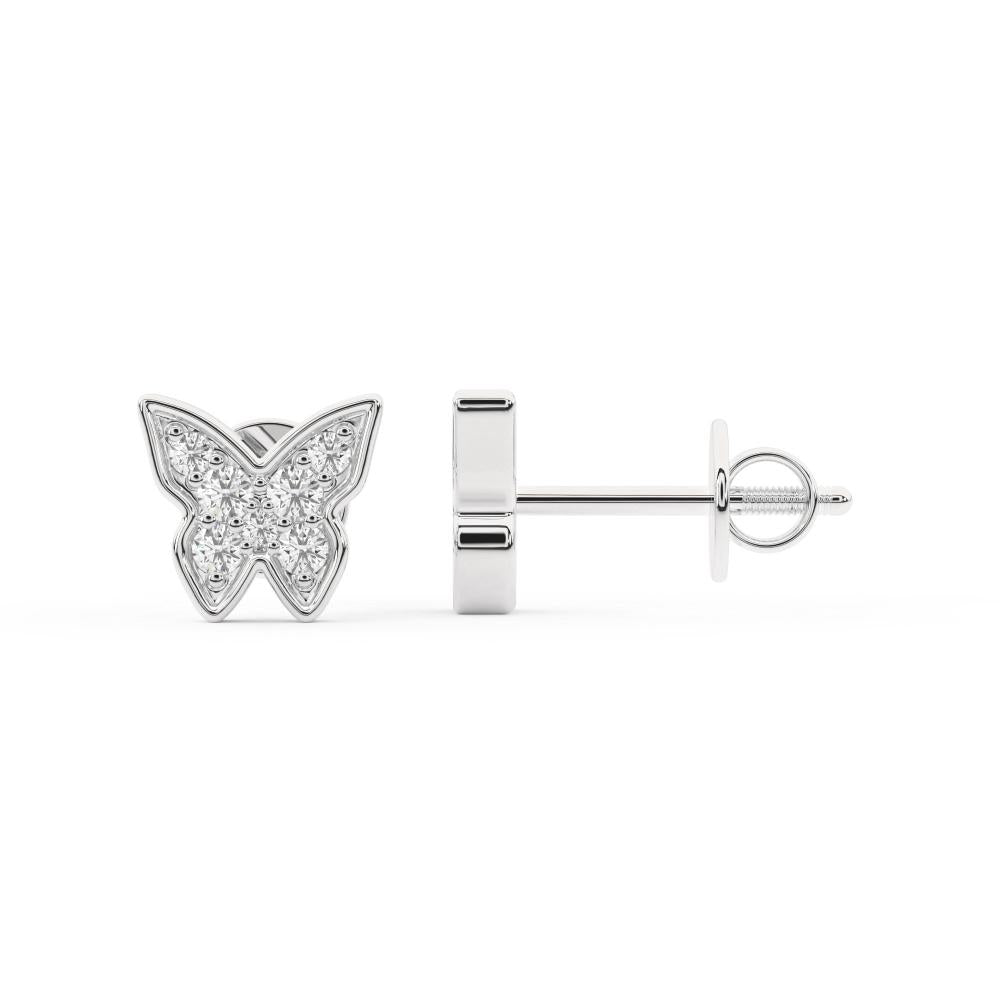 Oorbellen - Wit Goud