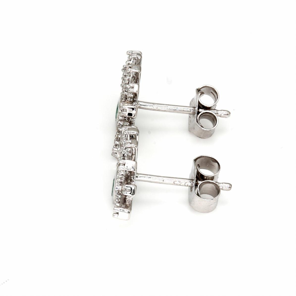 Oorbellen - Wit Goud