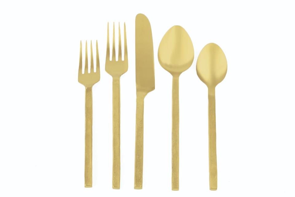 Azura Flatware Set, Gold