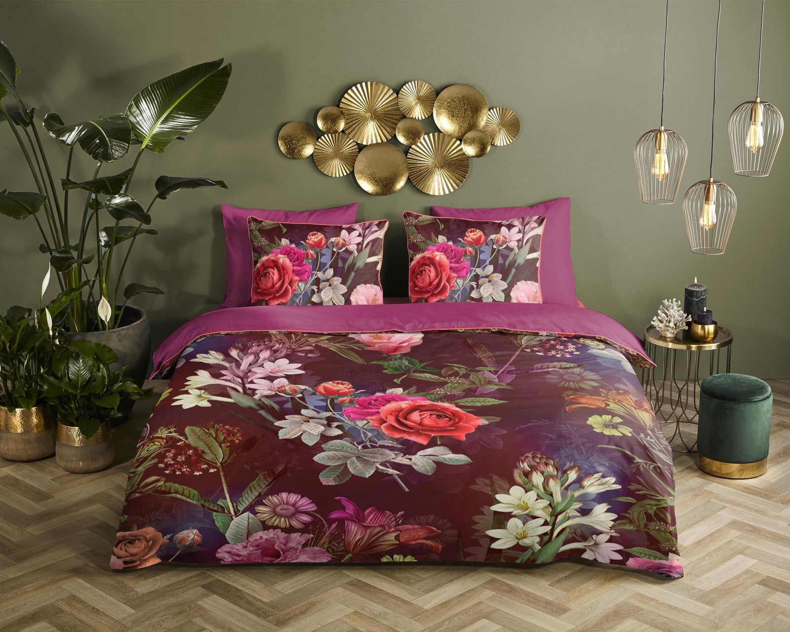 Descanso - Housse De Couette - Simone - Bordeaux