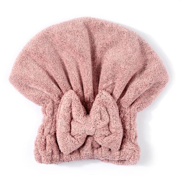 Serviette Seche Cheveux - Rose