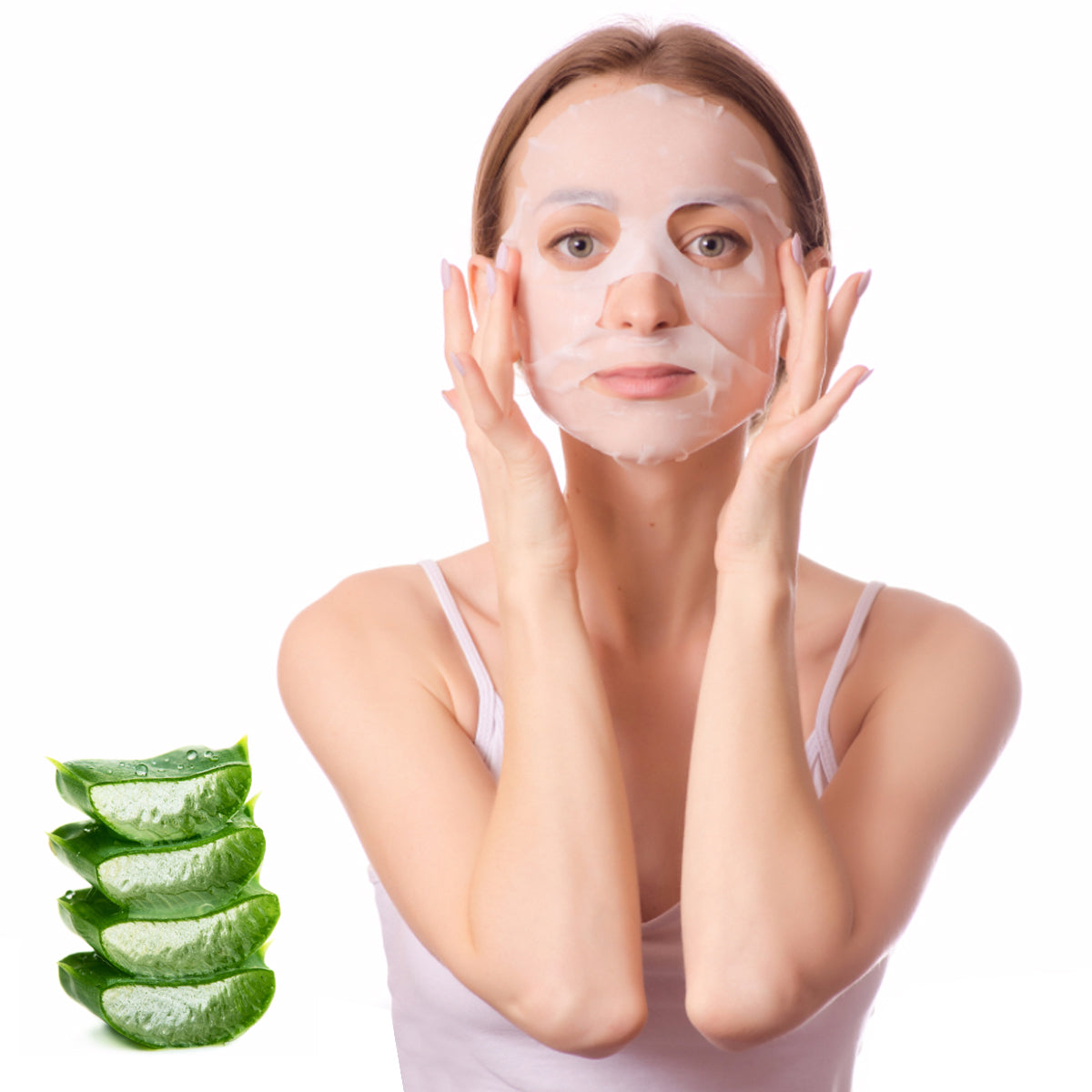 Masque Aloe Vera - Vert