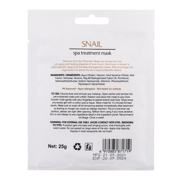Masque Bave D'Escargot - Blanc
