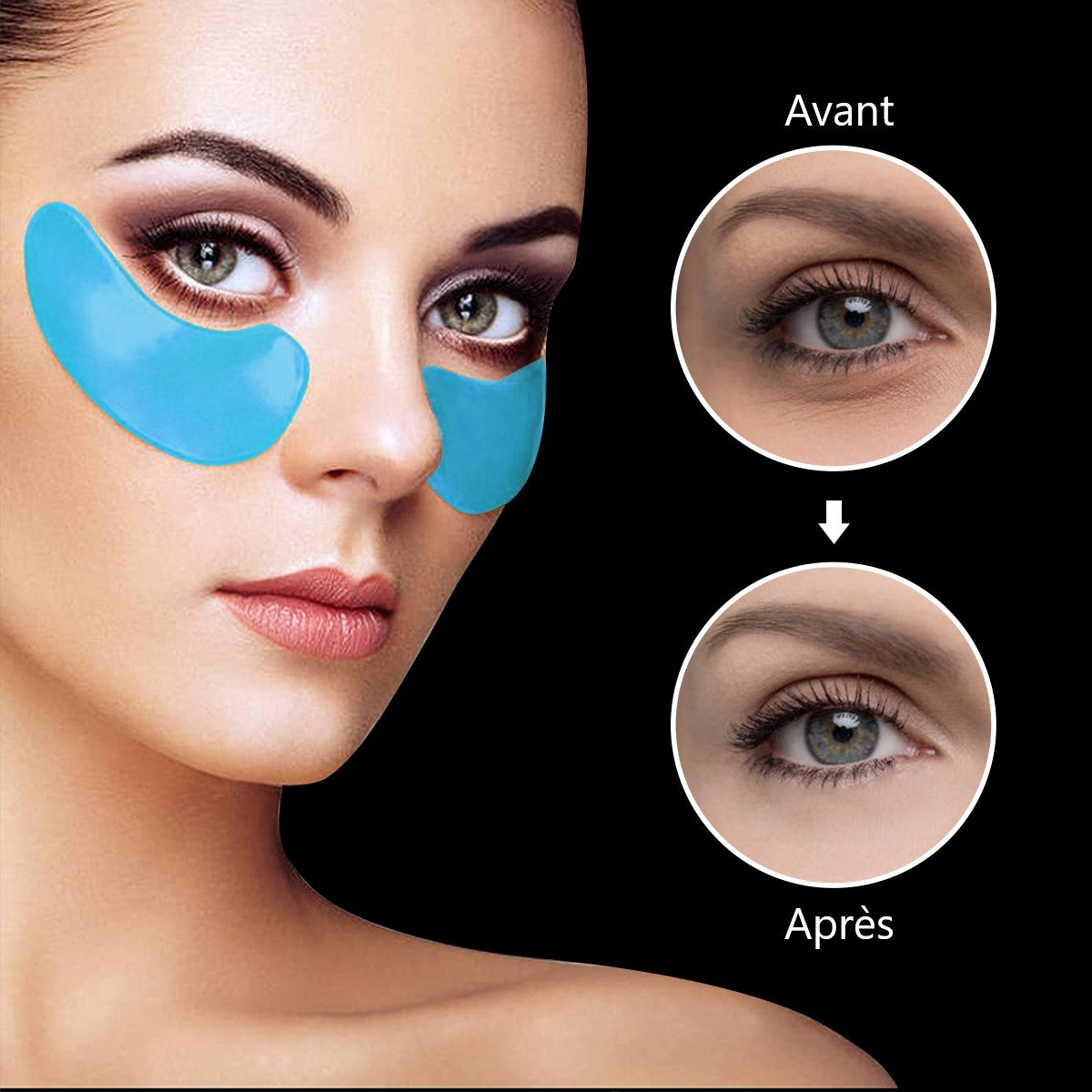 Patch Yeux  Blueberry Collagen 60 Pièces - Bleu 