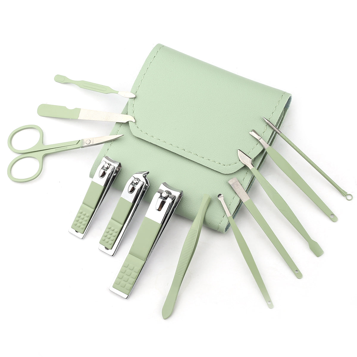 Set Coupe Ongles 12 Pieces - Vert
