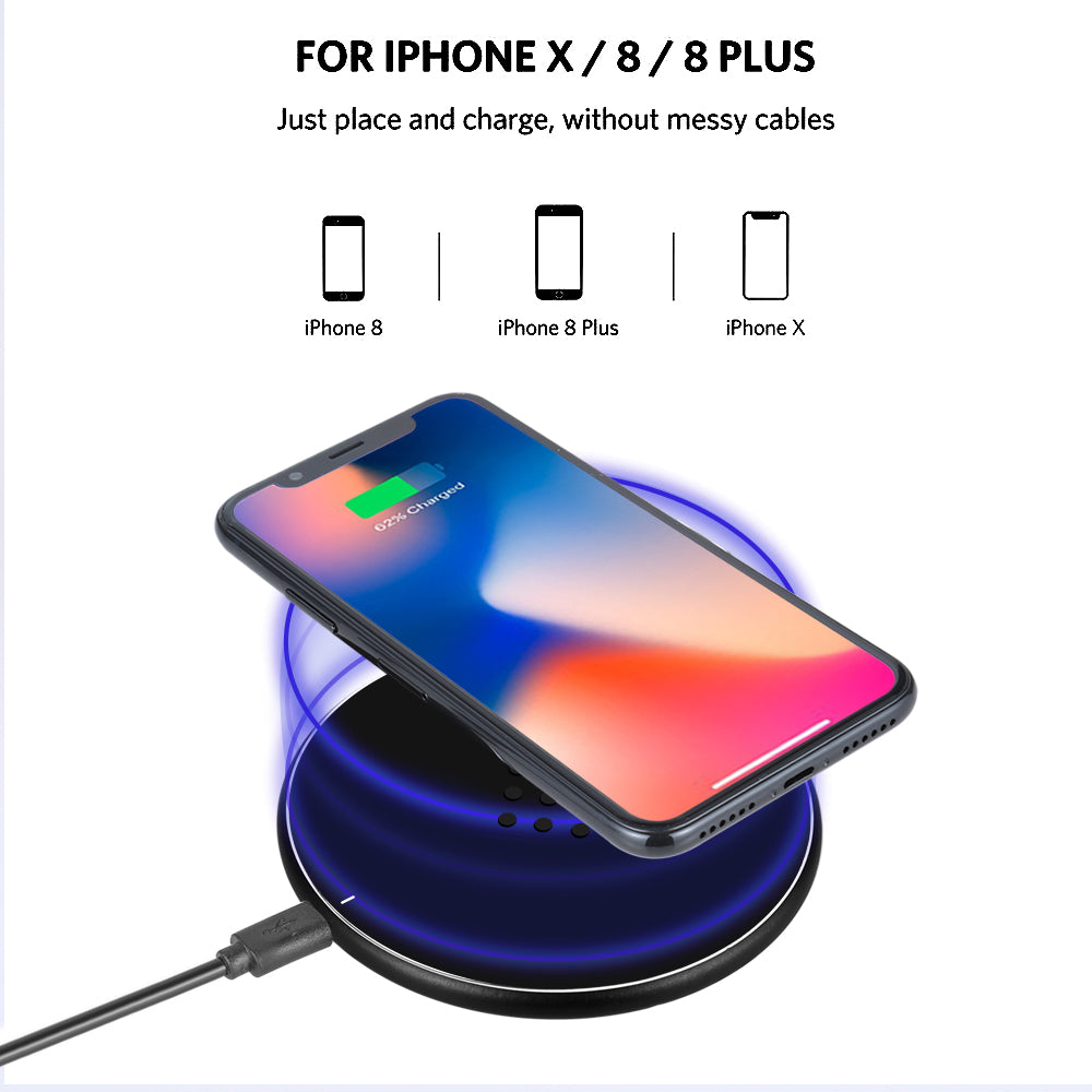 Chargeur Rapide A Induction - Noir