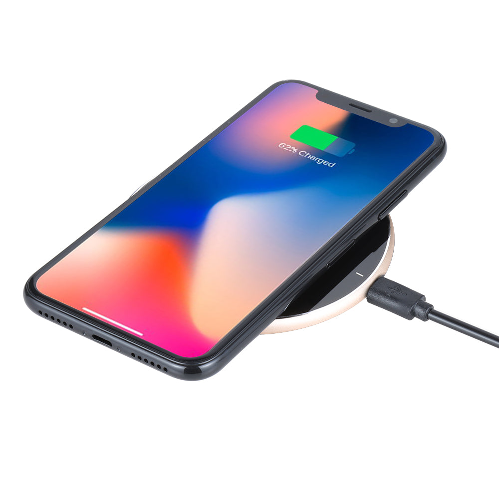 Chargeur Rapide A Induction - Or/Noir