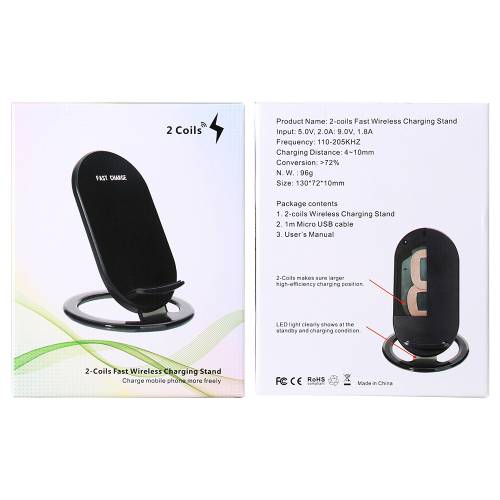 Chargeur Rapide A Induction - Noir