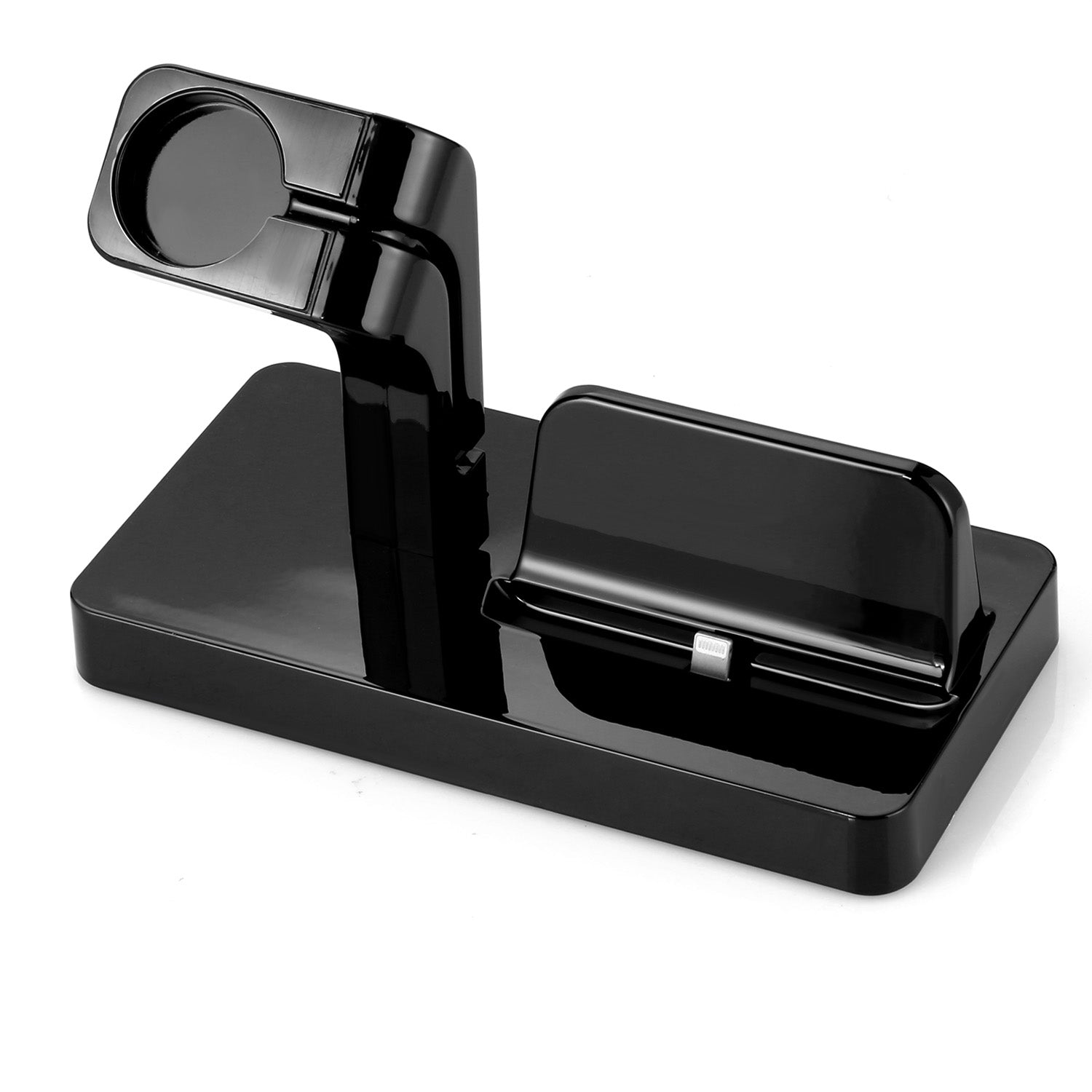 Station De Chargement Et De Synchronisation 2 En 1 Pour  Apple Watch Et Iphone - Noir