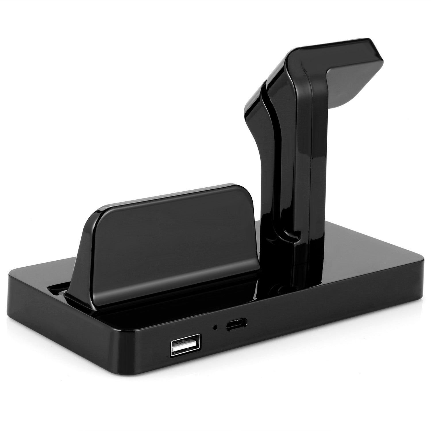 Station De Chargement Et De Synchronisation 2 En 1 Pour  Apple Watch Et Iphone - Noir