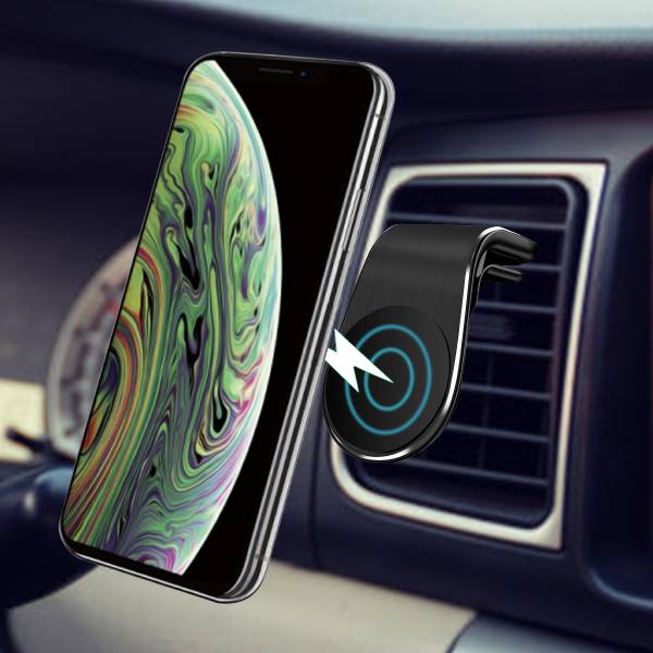 Support Voiture Magnetique - Noir 