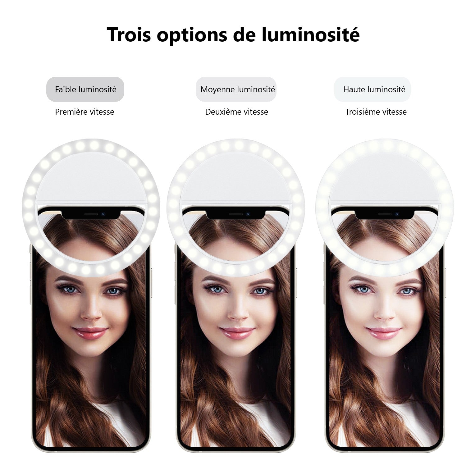 Ring Light - Anneaux Lumineux - Blanc