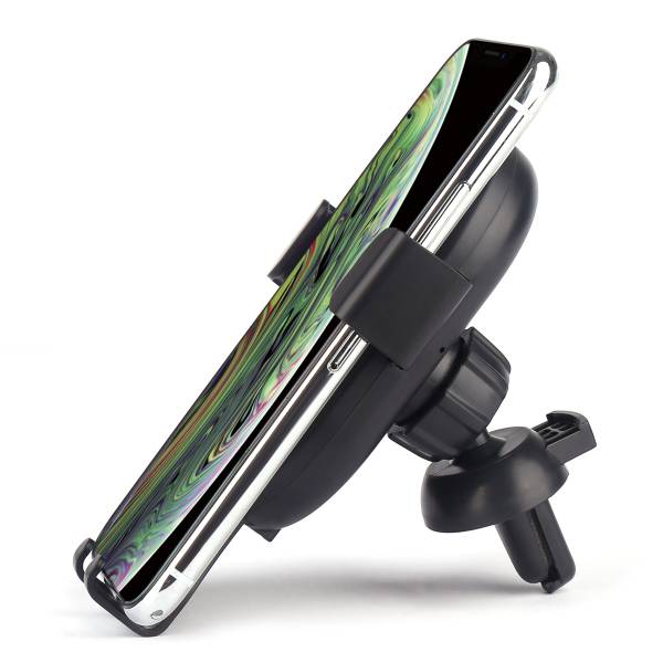 Support & Chargeur De Voiture Automatique Sans Fil  - Noir 