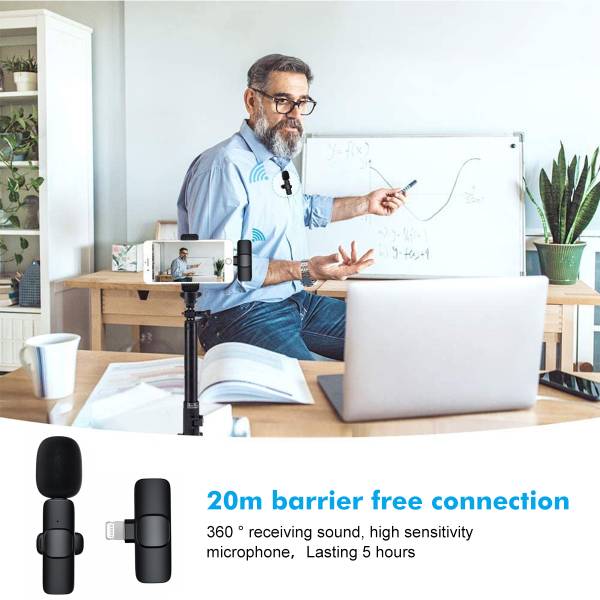 Microphone Lightenning - Noir