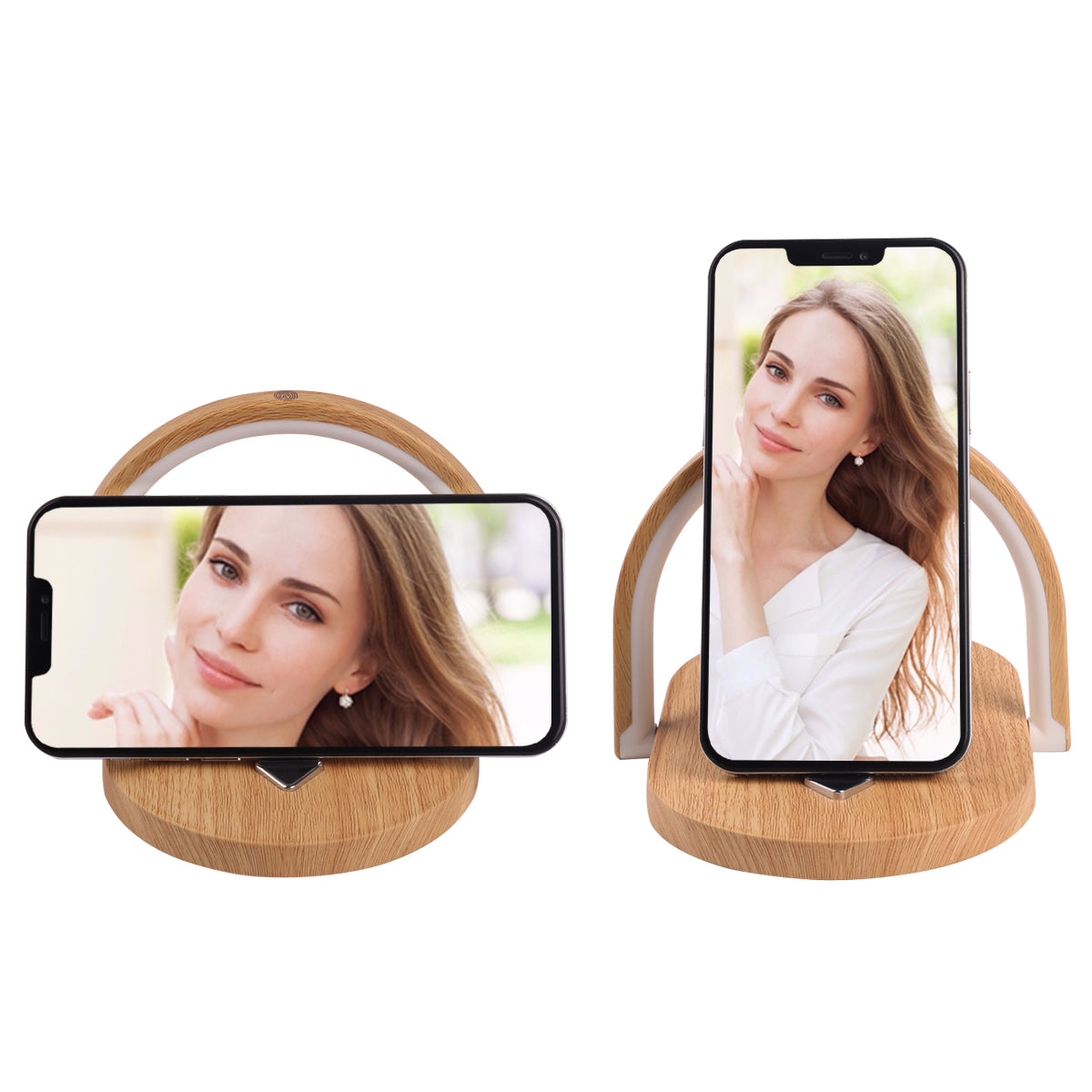 Veilleuse A Chargeur Sans Fil Induction - Wood