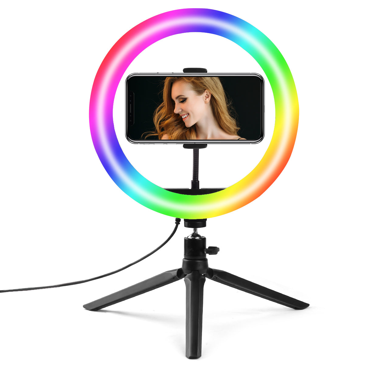 Ring Light Rgb - Noir