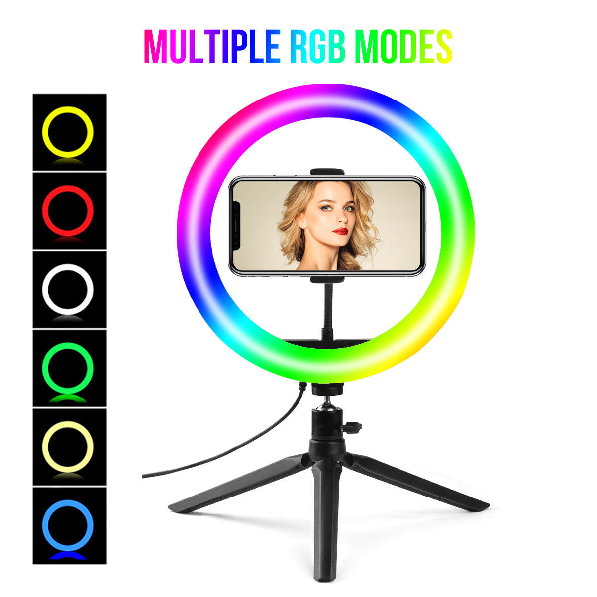 Ring Light Rgb - Noir