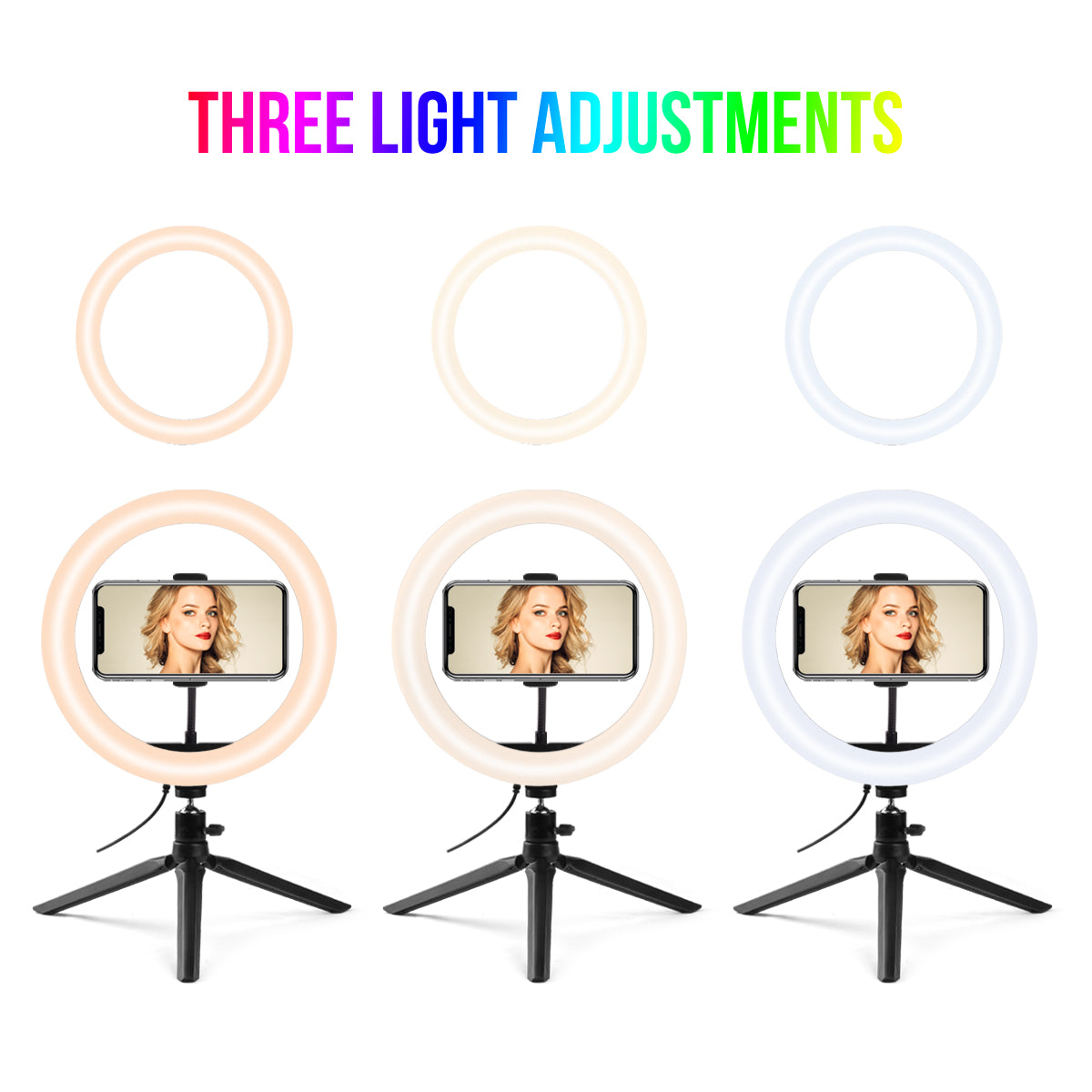 Ring Light Rgb - Noir