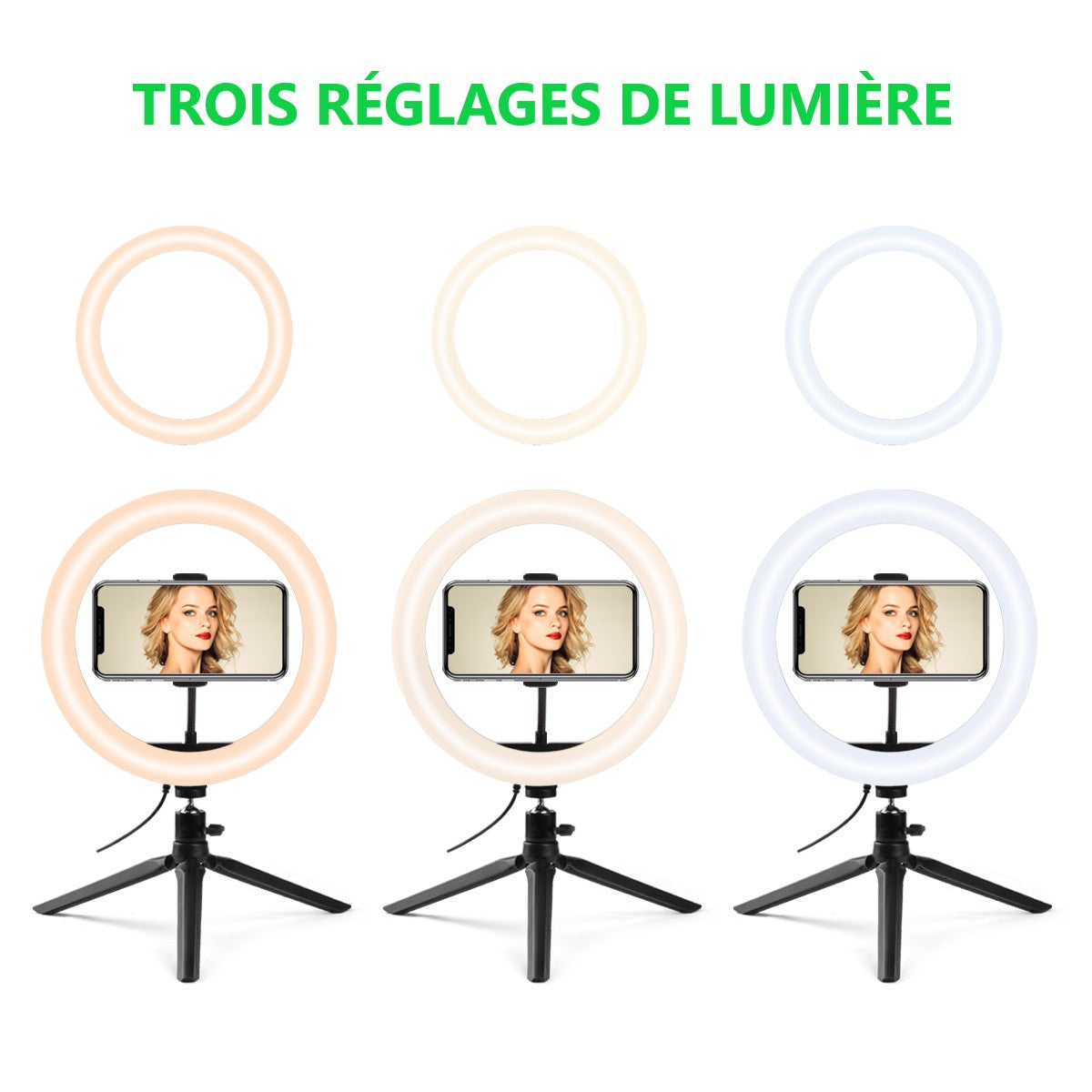 Ring Light Rgb - Noir