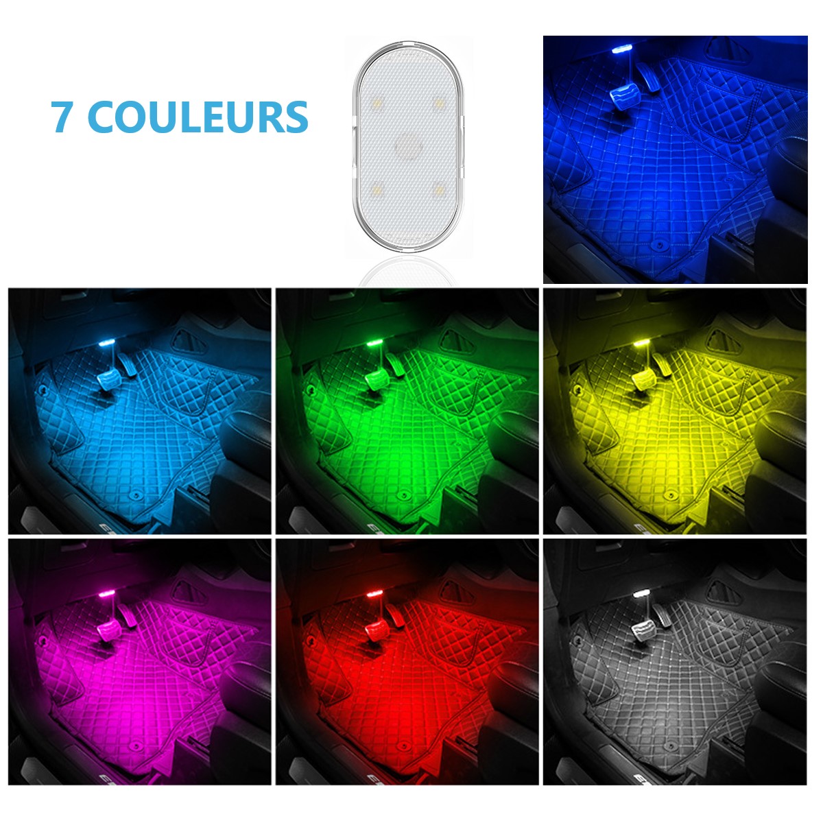 Led D'Ambiance Pour Voiture - Blanc