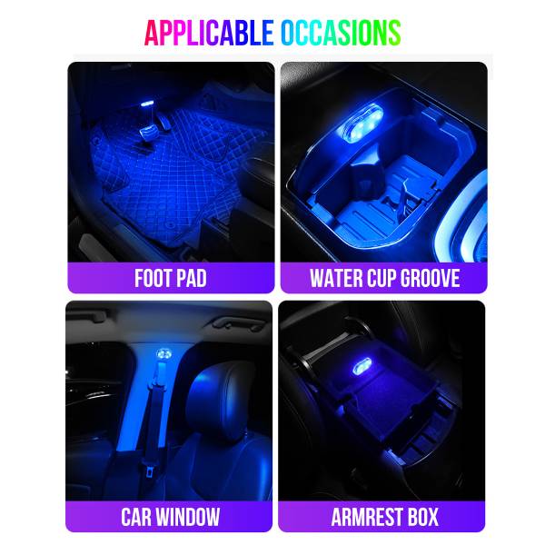 Led D'Ambiance Pour Voiture - Blanc