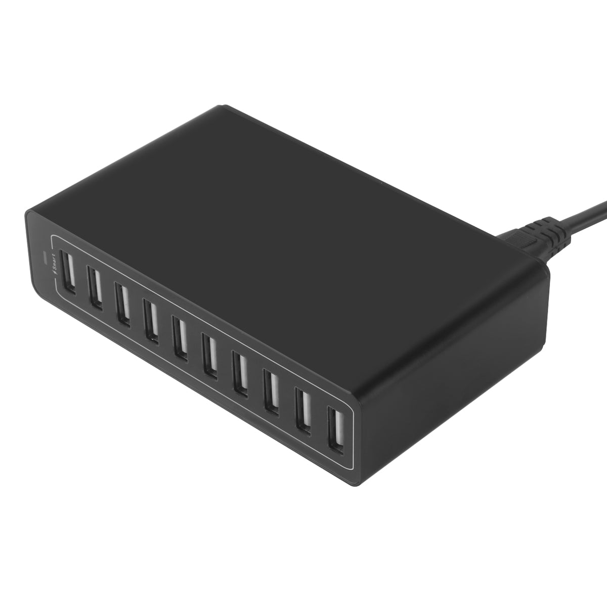 Chargeur Usb A 10 Ports - Noir