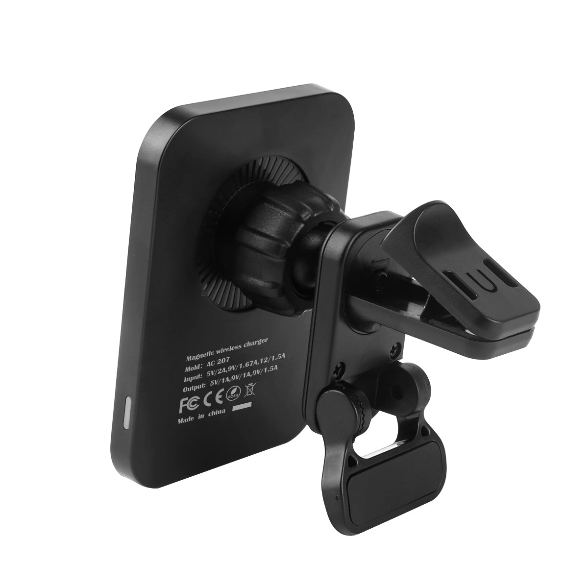 Support & Chargeur Voiture Magsaf - Noir