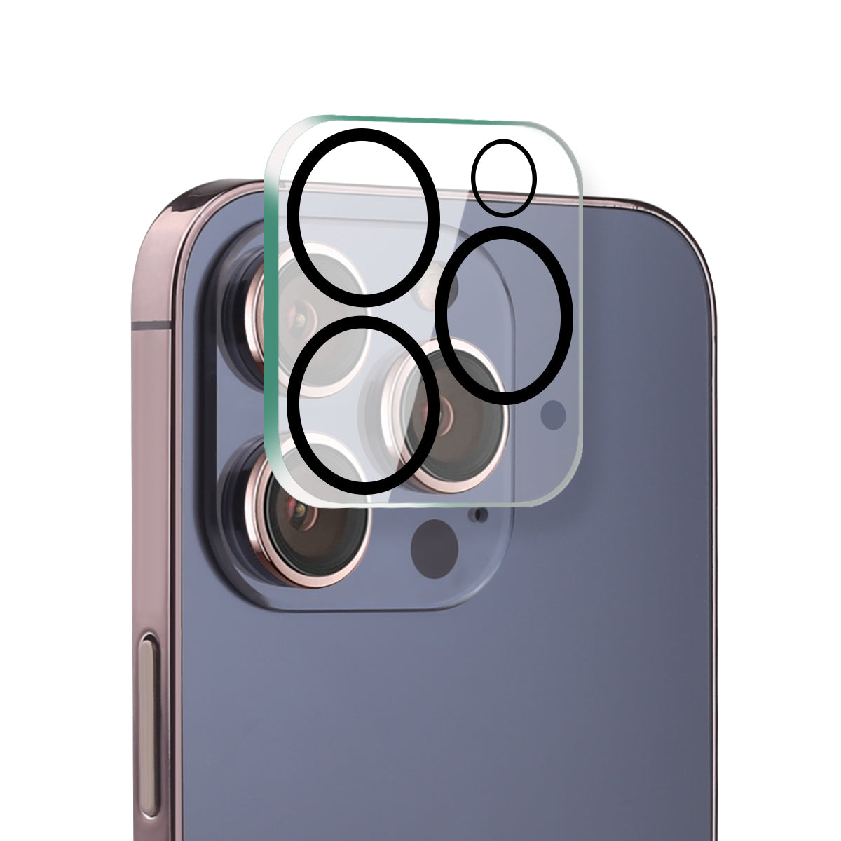 Protecteur D'Objectif Pour Iphone 14 Pro - Noir