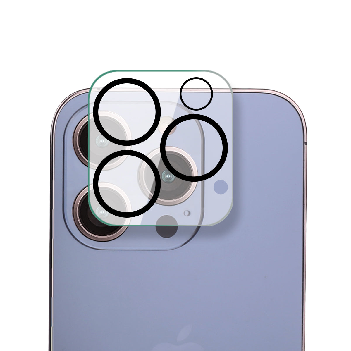 Protecteur D'Objectif Pour Iphone 14 Pro - Noir