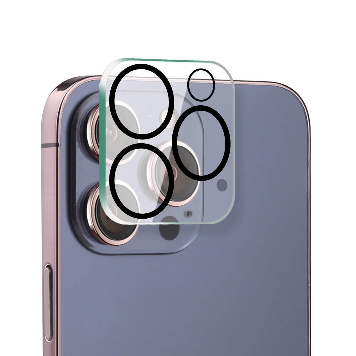 Protecteur D'Objectif Pour Iphone 14 Pro Max - Noir