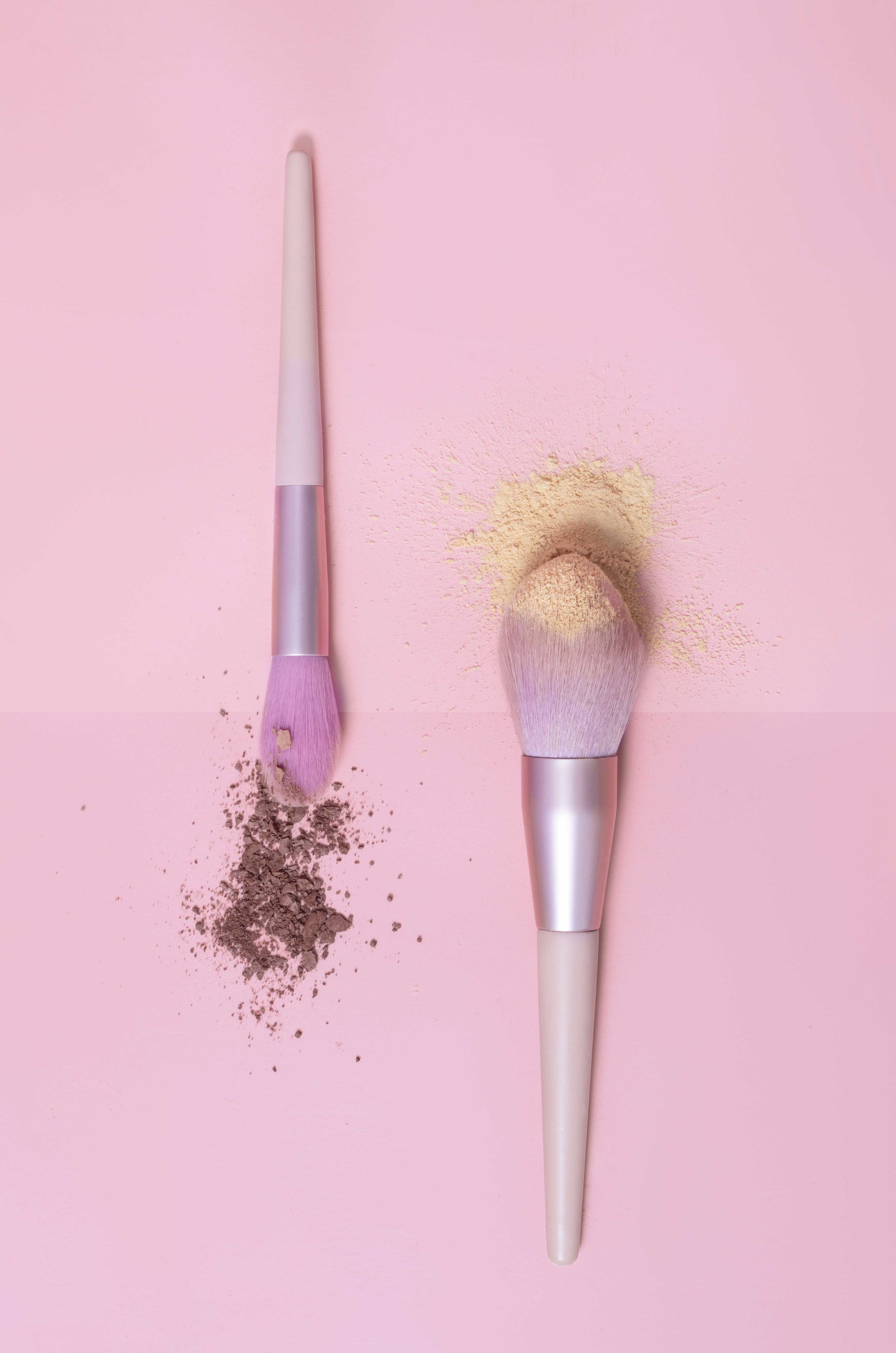 Set De 12 Pinceaux A Maquillage - Rose