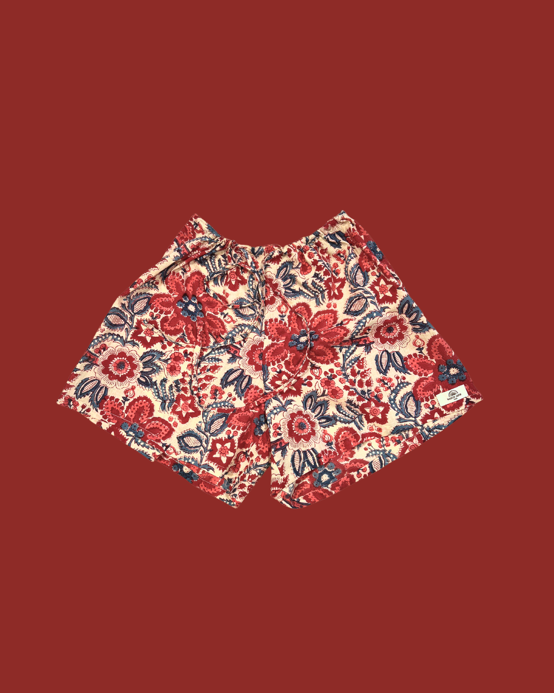 Short Goa Beige en voile de coton