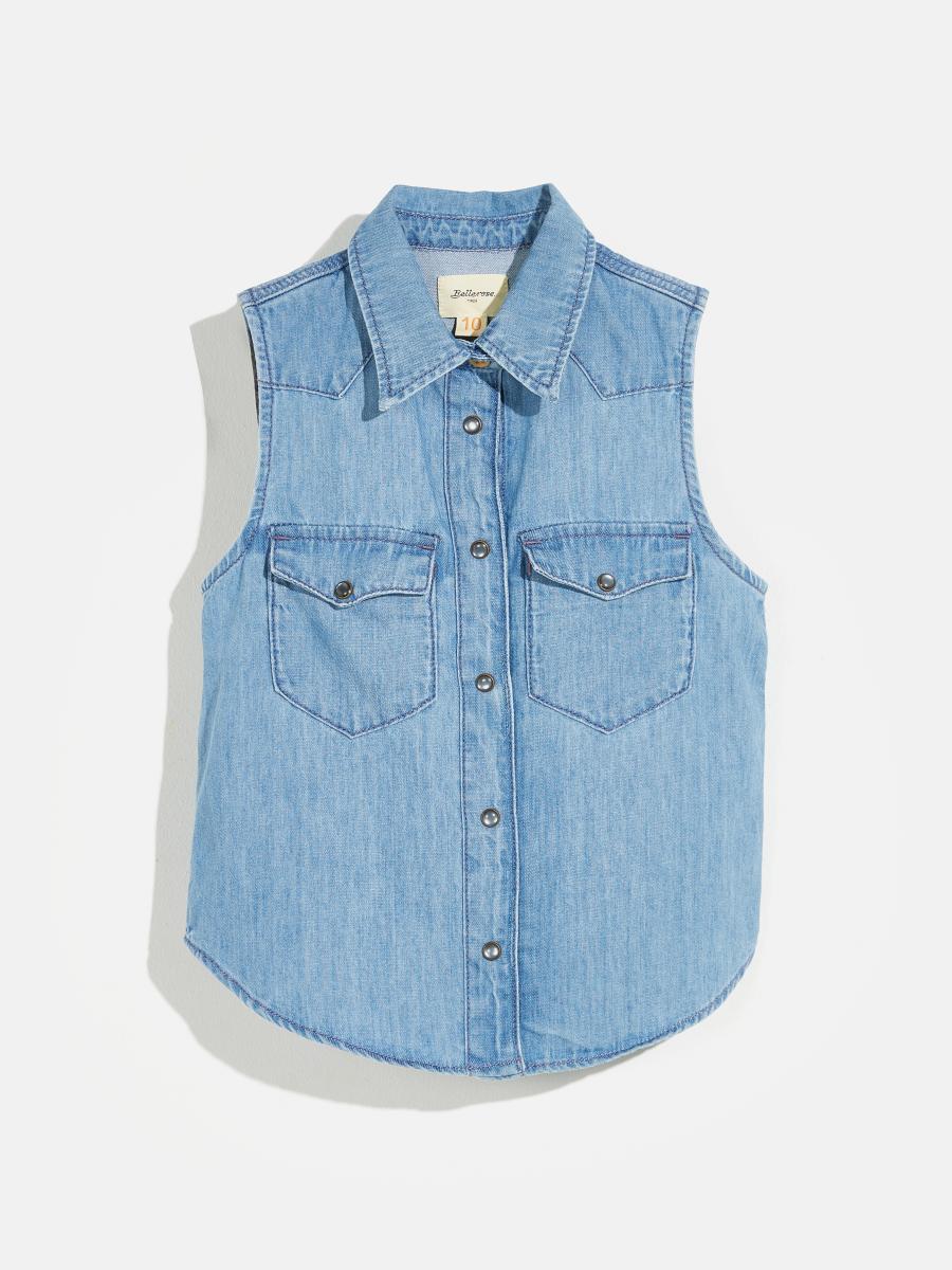 Chemise - Patent - Md Blue Bleach