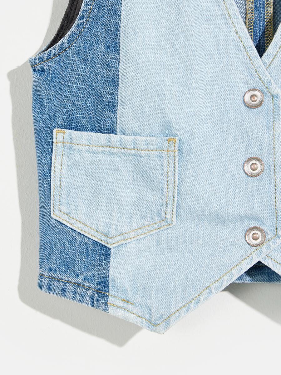 Veste - Punkie - Md Blue Bleach