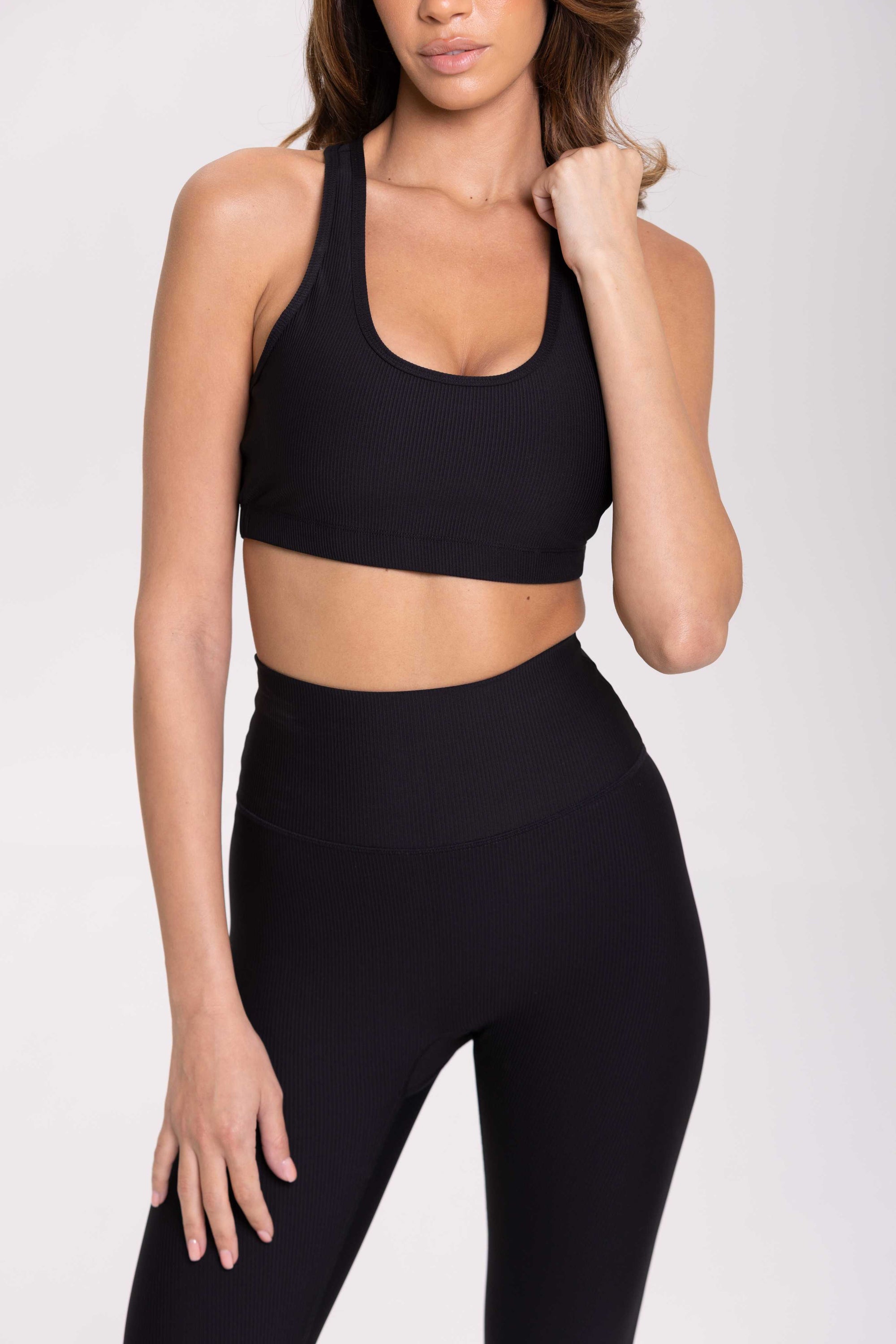 Brassiere Lotus - Noir