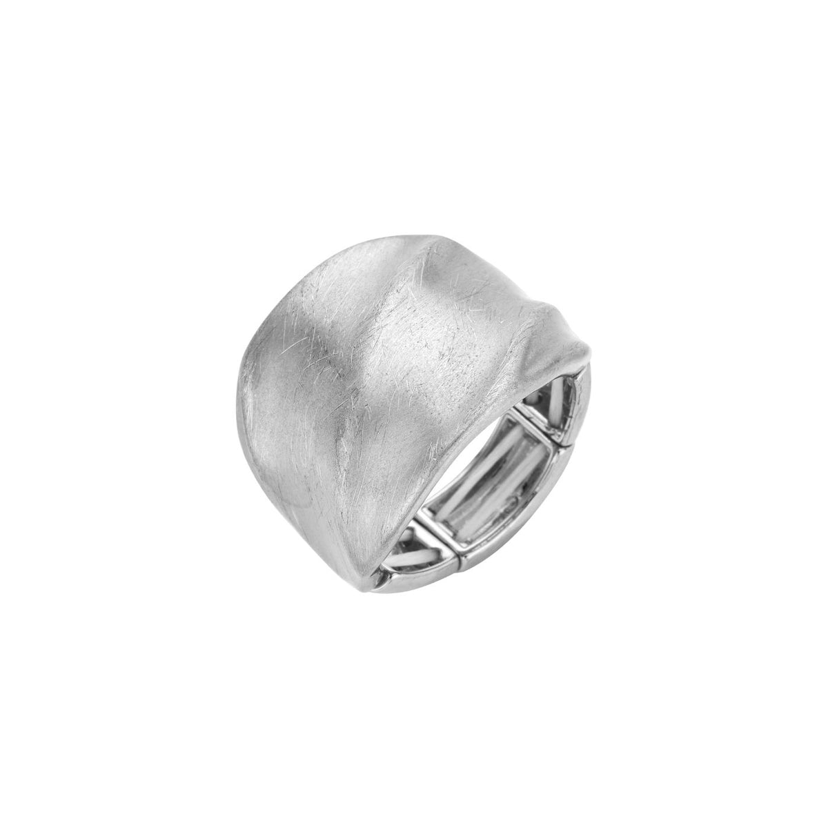 Bague - Bri6 Ring Zilverkleurig Mat