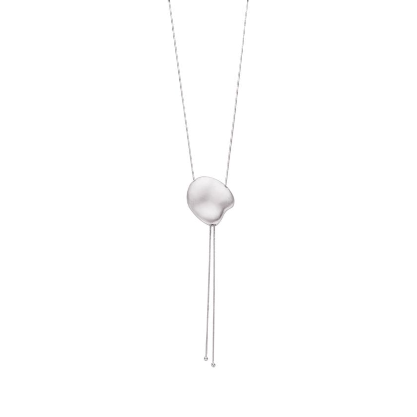 Collier - Basel Halsketting Zilverkleurig Mat