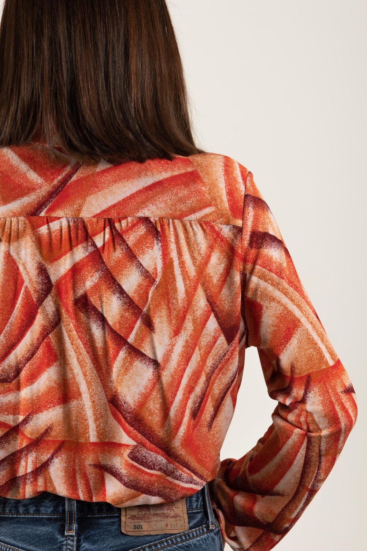 Top - Brigitte - Tropical Rouge