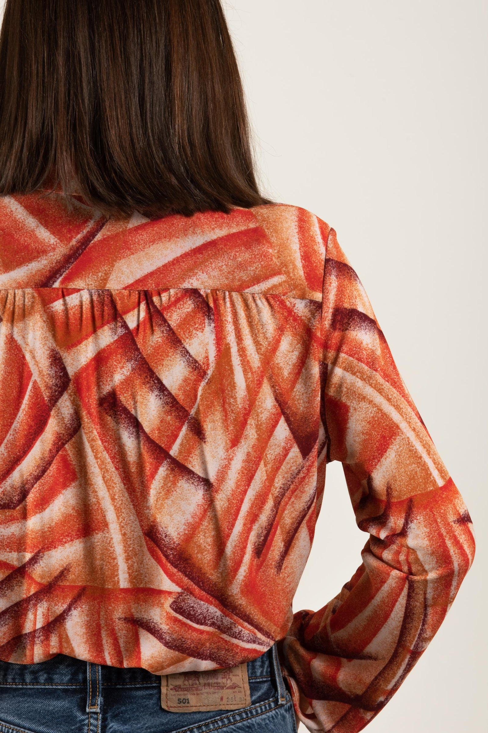 Top - Brigitte - Tropical Rouge