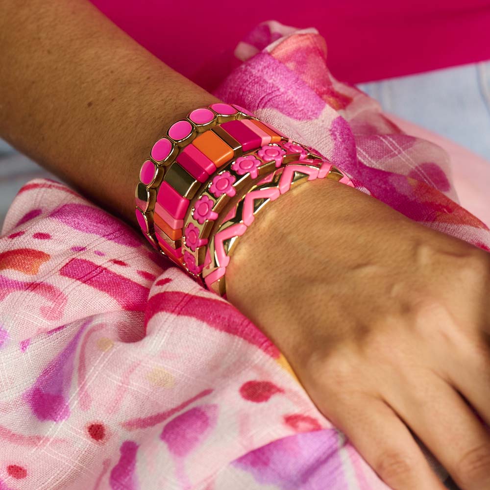 Bracelet - Cab 21 Fuchsia