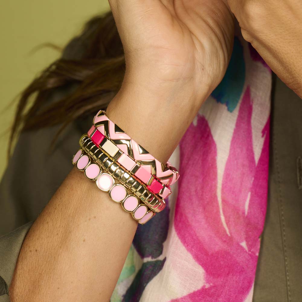 Bracelet - Cab 47 Rose
