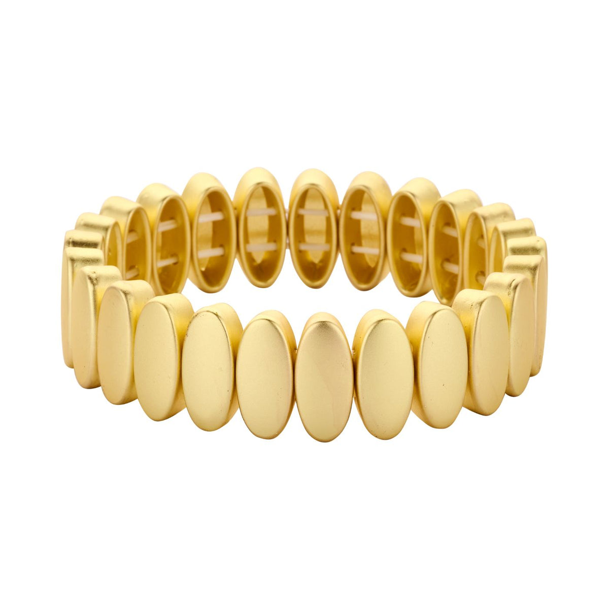 Bracelet - Cab72 Armband Goudkleurig Mat