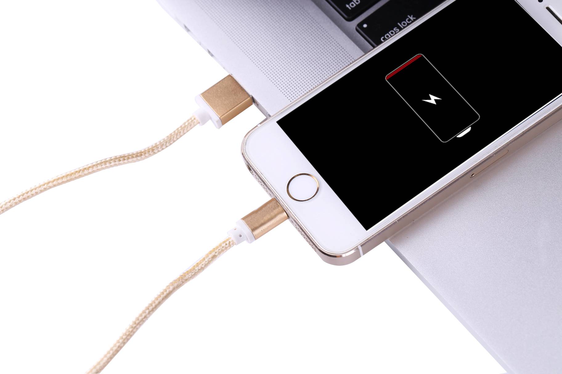 Cable Usb Vers Lightning 1 Metre - Or