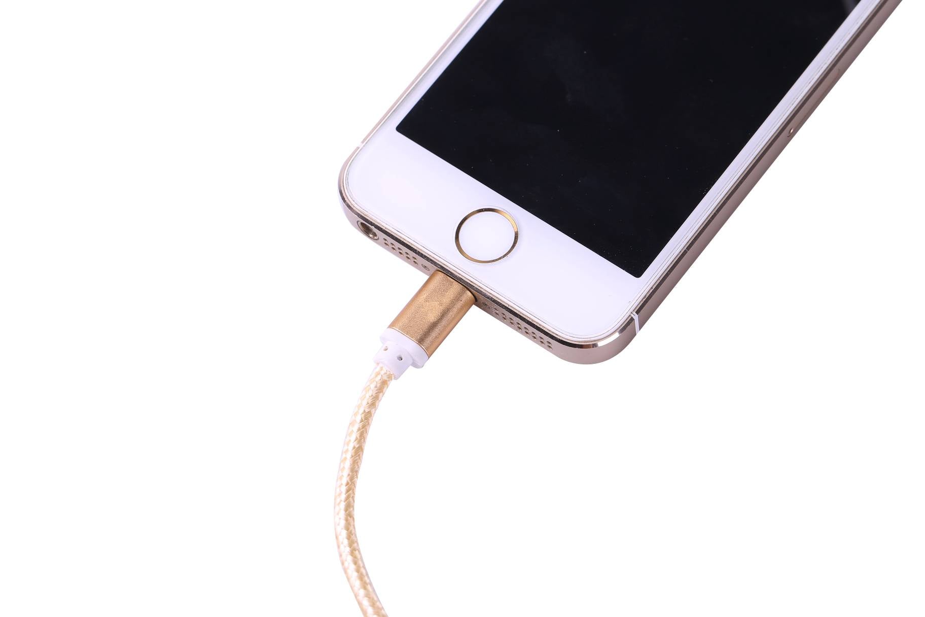 Cable Usb Vers Lightning 1 Metre - Or